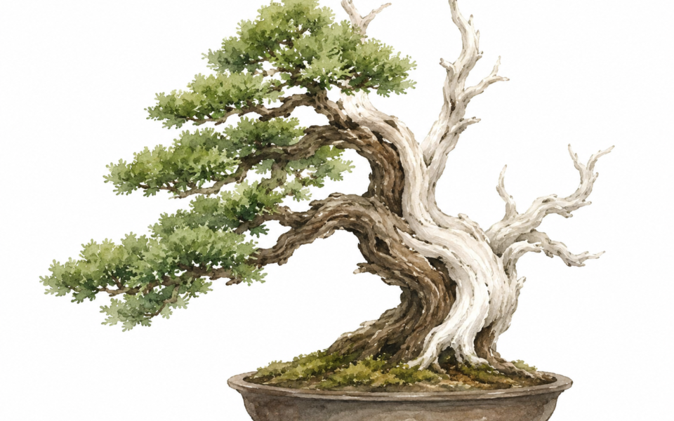 How to create deadwood on bonsai jin and shari